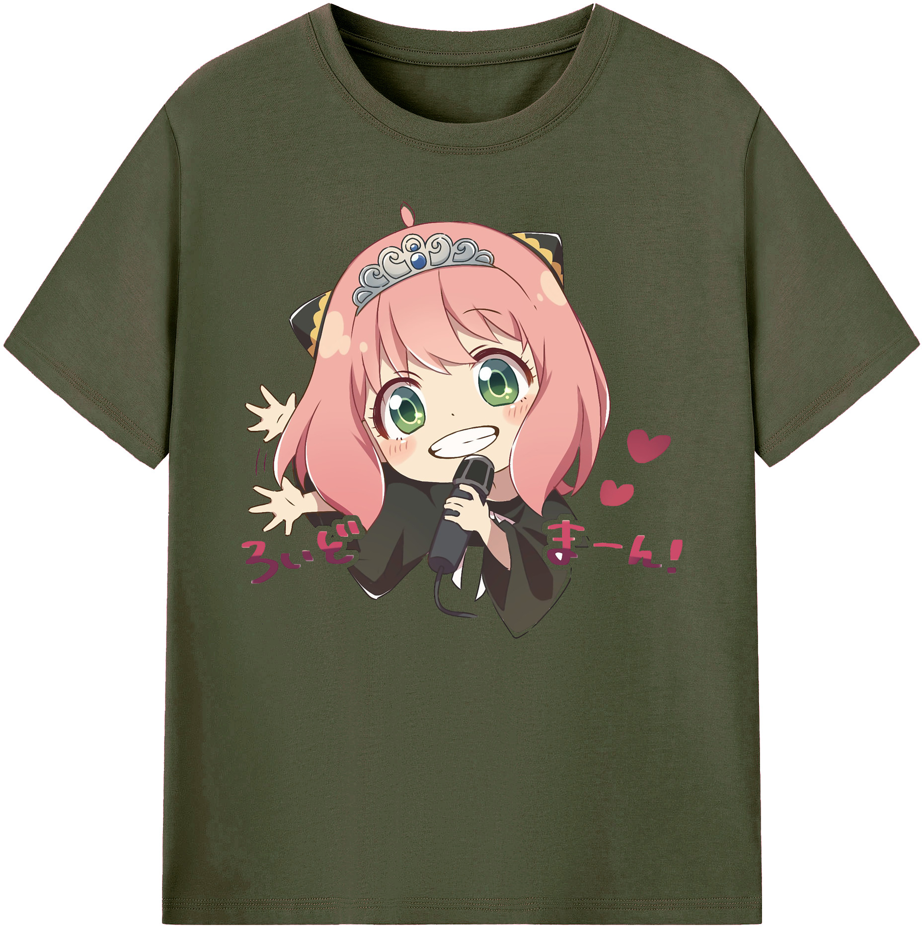 （画像用） SPY×FAMILY间谍家家酒 綿100％ メンズ半袖Tシャツ｜肌触りやわらか＆通気性